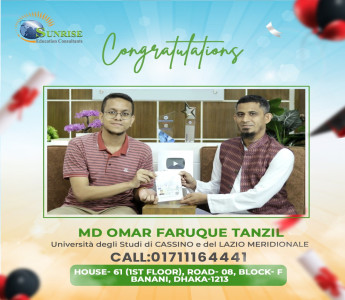 Sunrise Education Consultancy visa success review by Omar Faruque Tanzil