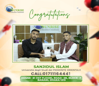 Sunrise Education Consultants visa success review by Sanjidul Islam
